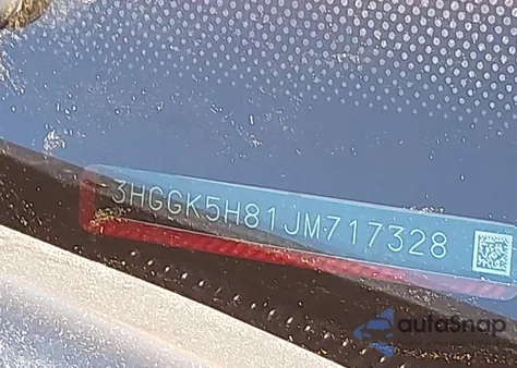 2018 Honda Fit Ex из США, поврежденный, VIN 3HGGK5H81JM717328